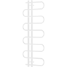 Mexen Kiso radiator baie 1250 x 500 mm, 256 W, alb - W114-1250-500-00-20