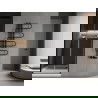 Mexen Kiso fürdőszobai radiátor 1250 x 500 mm, 256 W, fekete - W114-1250-500-00-70
