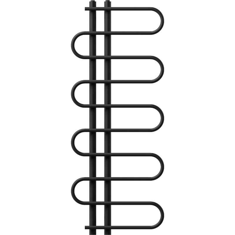 Mexen Kiso radiator decorativ de baie 1250 x 500 mm, 256 W, negru - W114-1250-500-00-70