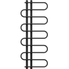 Mexen Kiso radiator baie 1250 x 500 mm, 256 W, negru - W114-1250-500-00-70