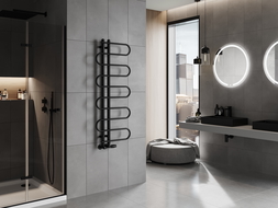 Mexen Kiso radiator baie 1250 x 500 mm, 256 W, negru - W114-1250-500-00-70