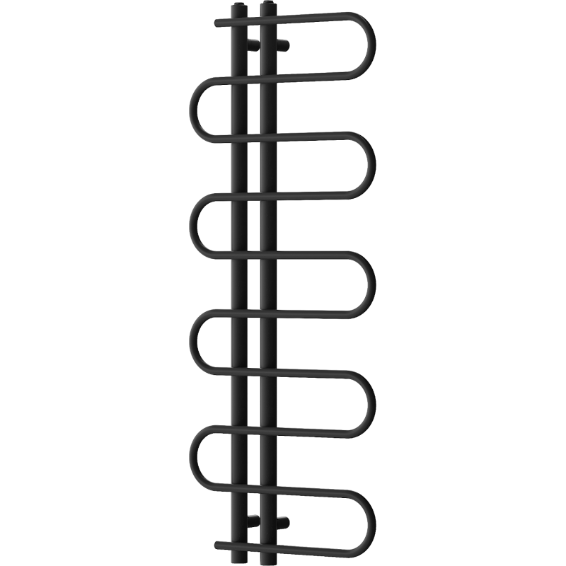 Mexen Kiso dekoratív fürdőszobai radiátor 1250 x 500 mm, 256 W, fekete - W114-1250-500-00-70