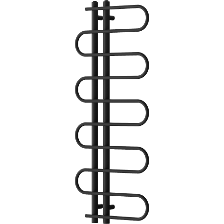 Mexen Kiso fürdőszobai radiátor 1250 x 500 mm, 256 W, fekete - W114-1250-500-00-70