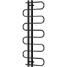 Mexen Kiso fürdőszobai radiátor 1250 x 500 mm, 256 W, fekete - W114-1250-500-00-70