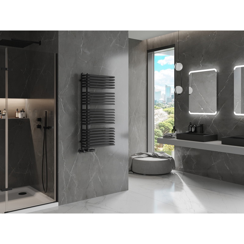 Mexen Amor radiator de baie 1000 x 500 mm, 809 W, negru - W120-1000-500-00-70