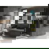 Mexen Jukon fürdőszobai radiátor 988 x 500 mm, 461 W, fekete - W116-0988-500-00-70