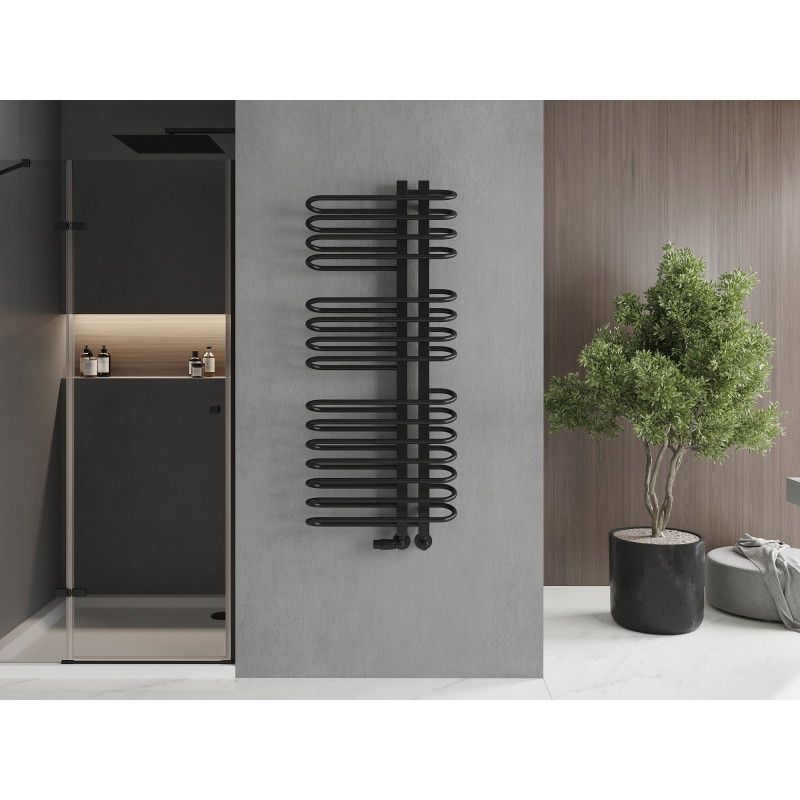 Mexen Ops radiator baie 1300 x 550 mm, 694 W, negru - W122-1300-550-00-70