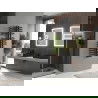 Mexen Ops fürdőszobai radiátor 1300 x 550 mm, 694 W, fekete - W122-1300-550-00-70