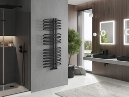 Mexen Ops radiator de baie 1300 x 550 mm, 694 W, negru - W122-1300-550-00-70