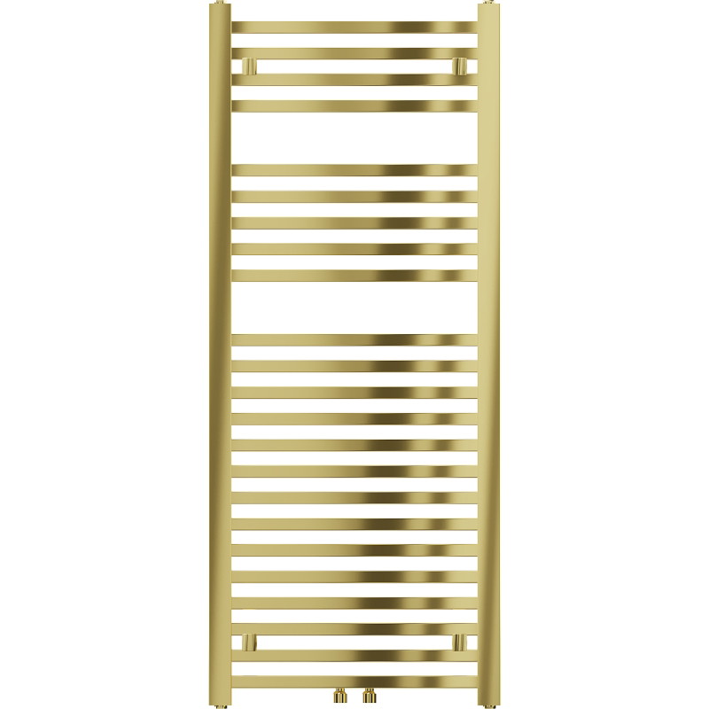 Mexen Pluton 1200 x 500 mm-es, 493 W teljesítményű, arany színű fürdőszobai radiátor - W106-1200-500-00-50