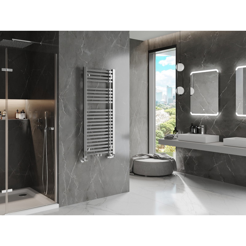 Mexen Pluton radiator de baie 1200 x 500 mm, 493 W, crom - W106-1200-500-00-01