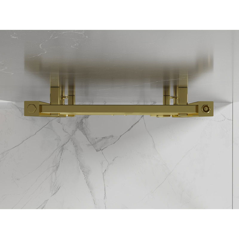 Mexen Pluton fürdőszobai radiátor 1200 x 500 mm, 493 W, arany - W106-1200-500-00-50