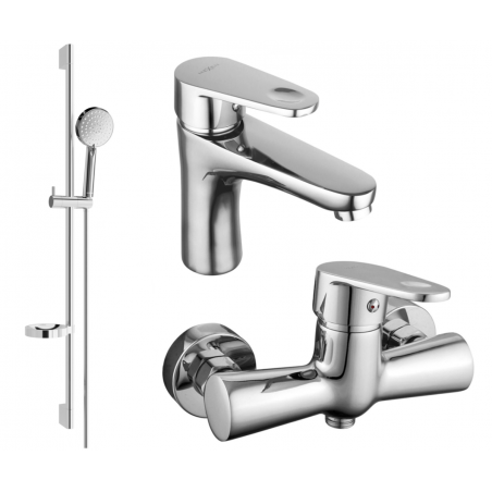 Mexen Kama DS75 zuhanykészlet, króm - 72504DS75-00