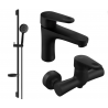 Mexen Kama DS75 zuhanykészlet, fekete - 72504DS75-70