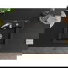 Mexen Vito chiuvetă de granit cu 1 compartiment cu robinet de bucătărie Aster, negru/auriu metalizat- 6503-75-73450-07