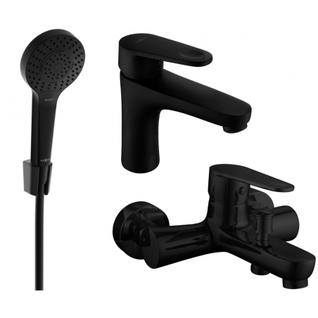 Mexen Kama R05 set de baie, negru - 72503R05-70