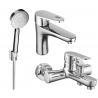 Mexen Kama R75 set de baie, crom - 72503R75-00
