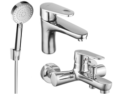 Mexen Kama R75 fürdőszobai készlet, króm - 72503R75-00