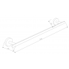 Mexen Loft cuier pentru prosop, Crom - 7012624-00