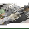 Mexen Enzo chiuvetă de granit cu un compartiment, cu picurător și baterie de bucătărie Aster, Bej - 6506-69-73450-07-B