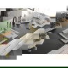 Mexen Enzo chiuvetă de granit cu un compartiment, cu picurător și baterie de bucătărie Aster, Bej - 6506-69-73450-57-B