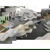 Mexen Enzo chiuvetă de granit cu un compartiment, cu picurător și baterie de bucătărie Aster, Bej - 6506-69-73450-70-B