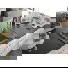 Mexen Enzo chiuvetă de granit cu o cuvă și scurgător și baterie de bucătărie Aster, gri - 6506-71-73450-07-B
