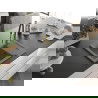 Mexen Enzo chiuvetă de granit cu un compartiment, cu picurător și baterie de bucătărie Aster, gri - 6506-71-73450-57-B