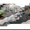 Mexen Enzo chiuvetă granit 1-cameră cu picurător și baterie bucătărie Aster, negru/argintiu metalizat - 6506-73-73450-57-B
