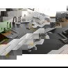 Mexen Enzo chiuvetă de granit cu 1 cuvă, cu scurgător și baterie bucătărie Aster, negru/auriu metalizat - 6506-75-73450-57-G