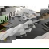 Mexen Enzo chiuvetă de granit cu o cameră și scurgător și baterie de bucătărie Aster, negru/auriu metalic - 6506-75-73450-70-B