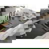 Mexen Enzo chiuvetă de granit cu 1 compartiment și scurgător, cu baterie de bucătărie Aster, negru cu pete - 6506-76-73450-57-B