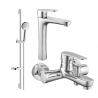 Mexen Kama Set de baie DS75, crom - 72513DS75-00