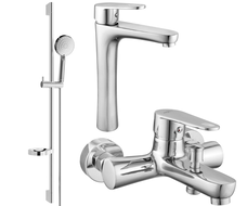 Mexen Kama Set de baie DS75, crom - 72513DS75-00