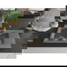 Mexen Gaspar chiuvetă de bucătărie din granit, 1,5 cuve, cu scurgător și baterie de bucătărie Aster, gri - 6507-71-73450-57-G