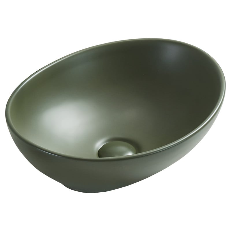 Mexen Elza lavoar de blat 40 x 33 cm, kaki mat - 21014043