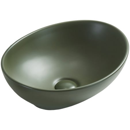 Mexen Elza lavoar de blat 40 x 33 cm, kaki mat - 21014043