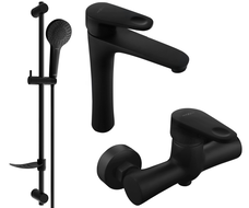 Mexen Kama DF05 set de duș, negru - 72514DF05-70