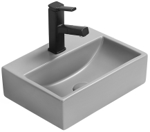 Mexen Mini chiuvetă de blat 40 x 30 cm, gri deschis mat - 21094061