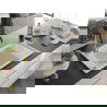 Mexen Elias chiuvetă de granit cu un compartiment, cu picurător și baterie de bucătărie Aster, Albă - 6511-20-73450-57-G