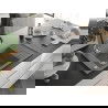 Mexen Elias chiuvetă de granit cu 1 compartiment cu scurgător și baterie de bucătărie Aster, gri - 6511-71-73450-07