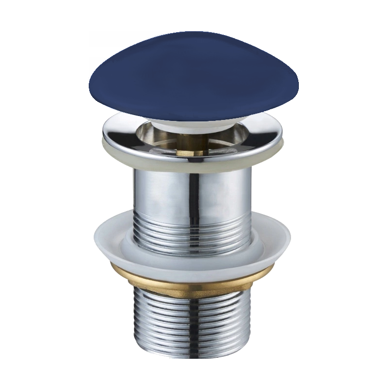 Mexen dop clic-clac rotund, mat ceramic albastru închis - 79910-42