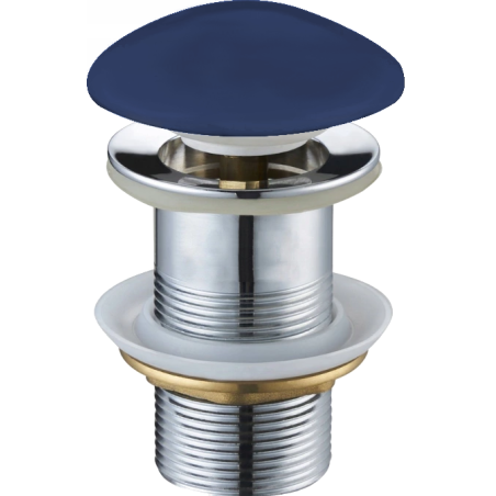 Mexen dop clic-clac rotund, mat ceramic albastru închis - 79910-42