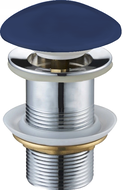 Mexen dop clic-clac rotund, mat ceramic albastru închis - 79910-42