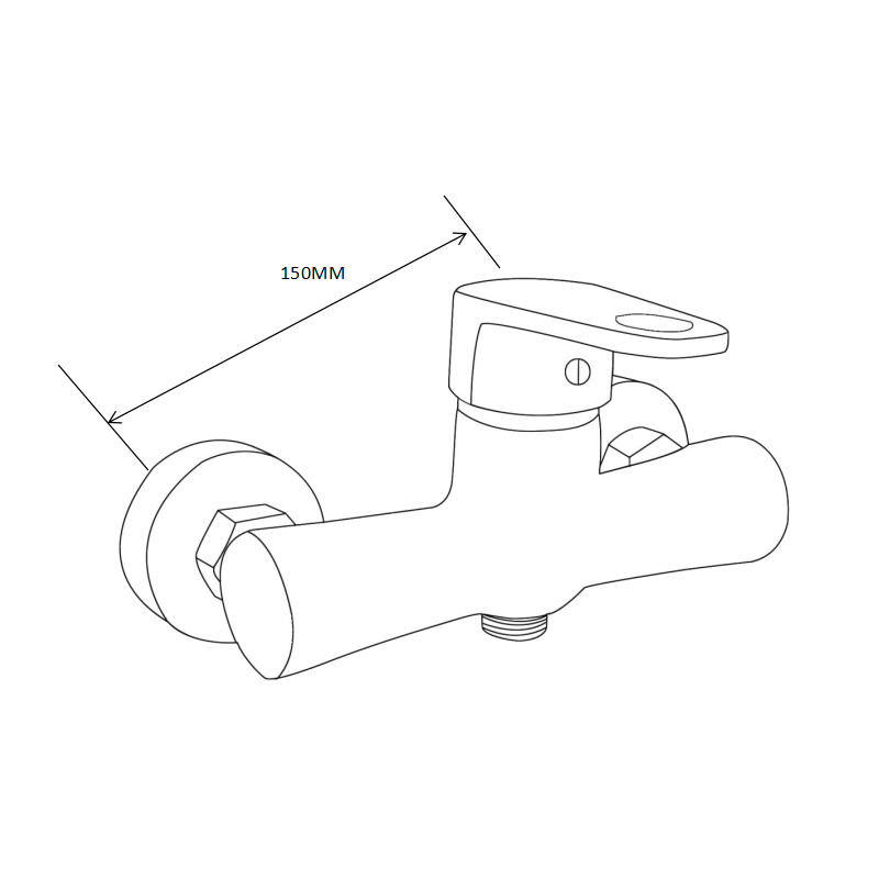 Mexen Kama Set duș DS75, negru - 72514DS75-70