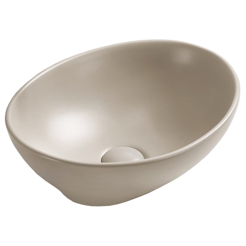 Mexen Elza chiuvetă de blat 40 x 33 cm, bej mat - 21014066