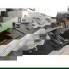 Chiuvetă granit Mexen Elias 1-cameră cu scurgător și baterie bucătărie Aster, negru/auriu metalic - 6511-75-73450-57-G