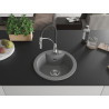 Mexen Diego chiuvetă de bucătărie din granit cu 1 compartiment cu baterie de bucătărie Aster, gri - 6512-71-73450-07