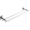 Mexen Loft cuier dublu pentru prosoape, Crom - 7012625-00