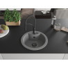 Mexen Diego chiuvetă de bucătărie din granit cu o singură cuvă și baterie Aster, gri - 6512-71-73450-70-B